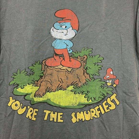 👕 Junk Food Papá Smurf. Tee size L - Picture 3 of 4